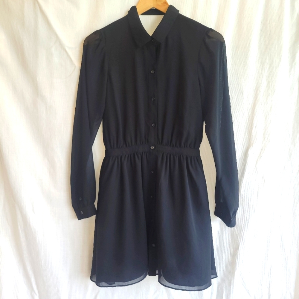 BCBGeneration Black Cocktail Mini Dress